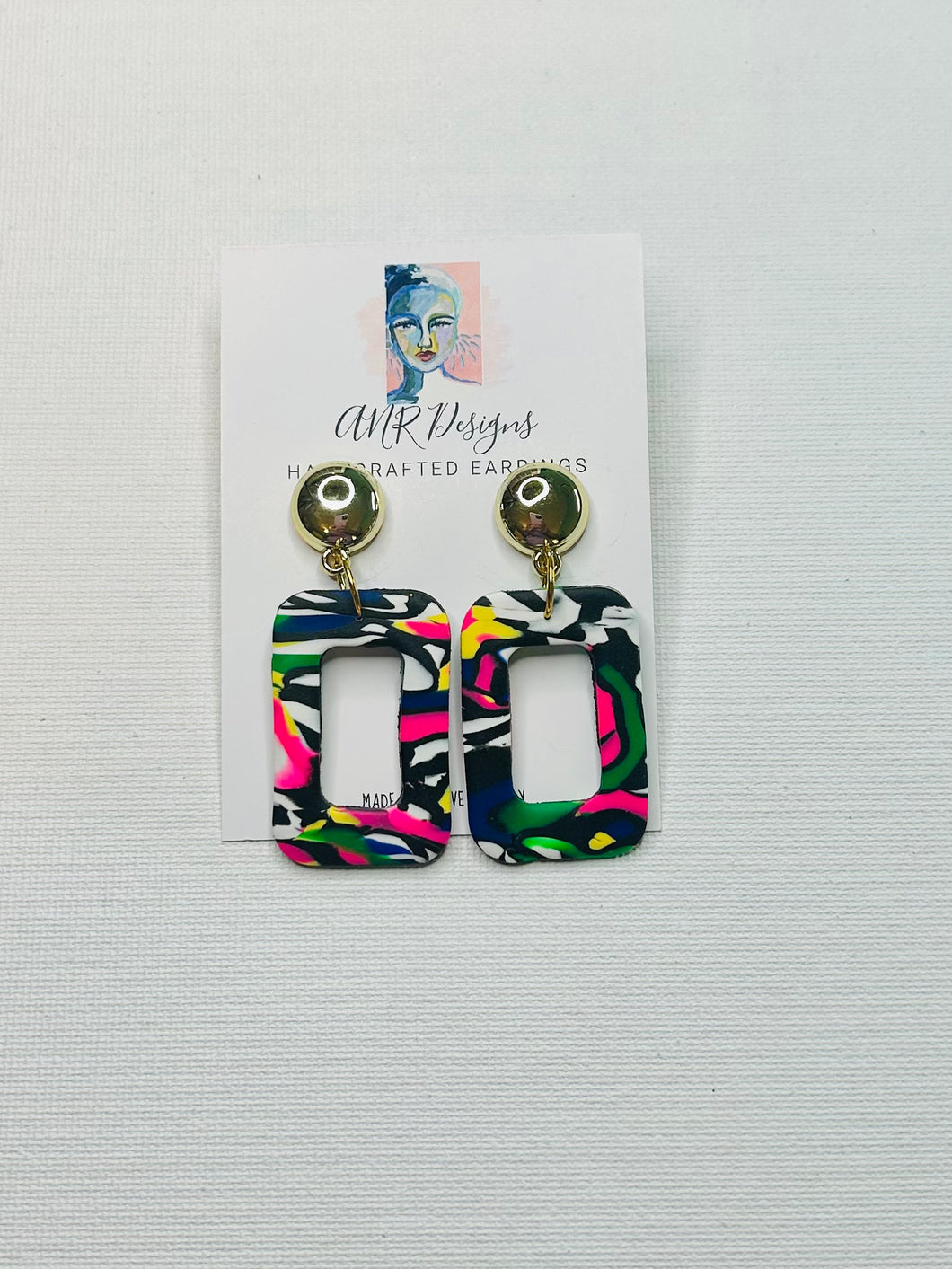 Funky Zebra Earrings