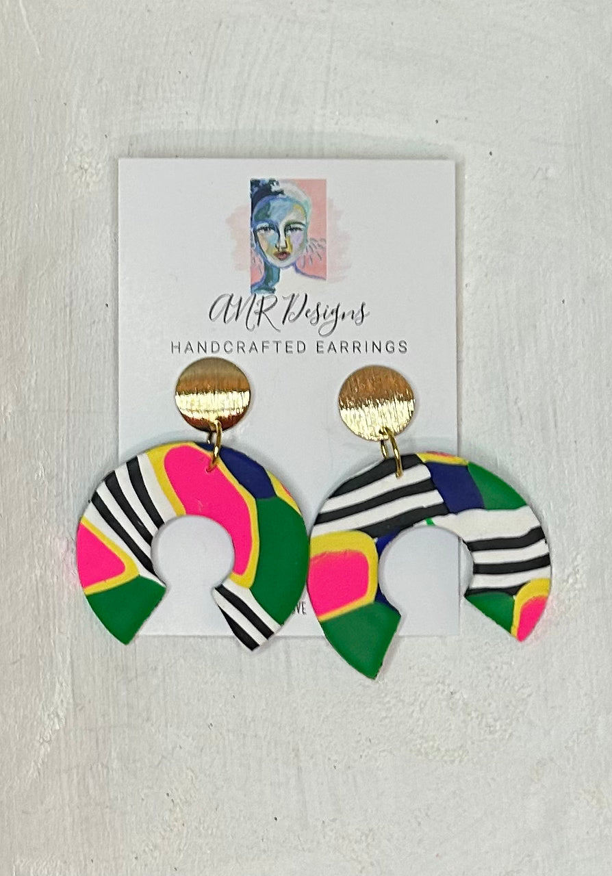 Funky Zebra Earrings